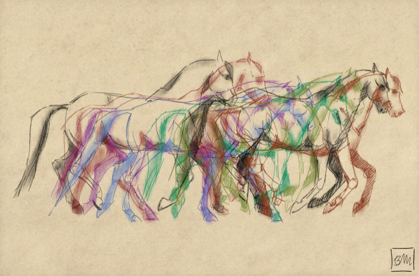 Benjamin Mitchley - Gallop - artwork image